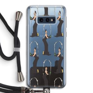 Pop Some Kim: Samsung Galaxy S10e Transparant Hoesje met koord