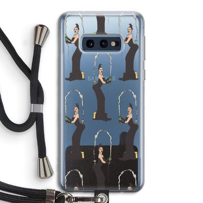 Pop Some Kim: Samsung Galaxy S10e Transparant Hoesje met koord