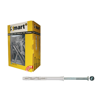 pgb-Europe SMART | Raamplug +schroef VZK Tx Ø 8x140 Nzn | 50 st SM0RPTN01080140E