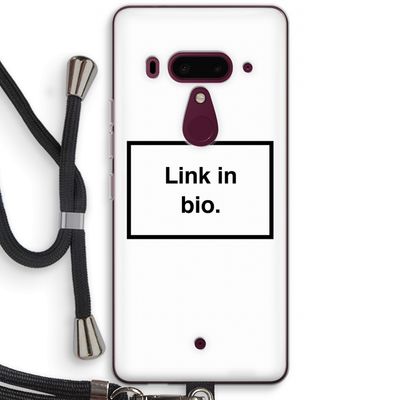 Link in bio: HTC U12+ Transparant Hoesje met koord