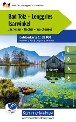 Wandelkaart 4 Outdoorkarte AT Bad Tölz Lenggries Isarwinkel | Kümmerly & Frey