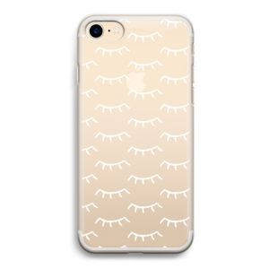 Wimpers: iPhone 7 Transparant Hoesje