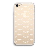 Wimpers: iPhone 7 Transparant Hoesje
