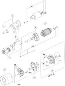 Startmotor / Starter MS285