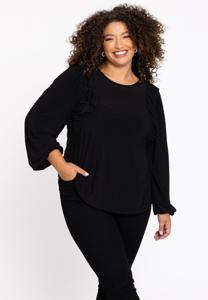 Yoek Tuniek flare | Zwart | Maat 54/56