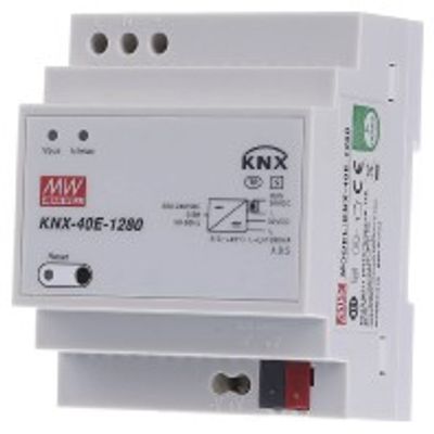 KNX-40E-1280 - EIB/KNX power supply 1280mA with integrated choke KNX-40E-1280 - EIB/KNX power supply 1280mA with integrated choke