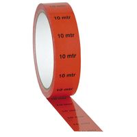 Showtec PVC markeringstape 10m indicatie rood - thumbnail