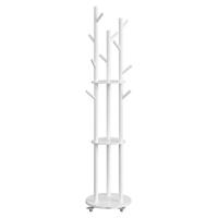 Kapstok met haken planken en wielen, Wolkenwit