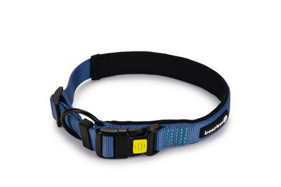 Beeztees Beeztees Parinca Premium Hondenhalsband Nylon Blauw 50-55cm x25mm