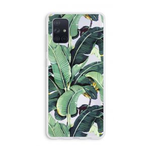 Bananenbladeren: Galaxy A71 Transparant Hoesje