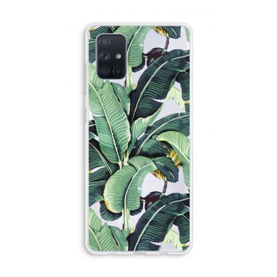Bananenbladeren: Galaxy A71 Transparant Hoesje