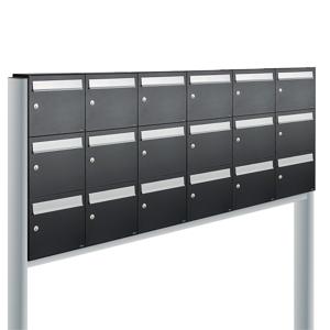 Allux Flow Set 6-Breed, 3-Hoog Op Statief Zwart - 40040070_6x3s