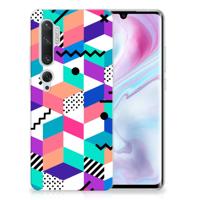 Xiaomi Mi Note 10 Pro | TPU Hoesje | Blokken Kleurrijk