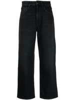 Filippa K jean Kay Black-Wash à taille haute - Noir