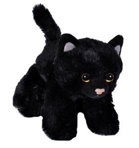 Wild Republic pluche zwarte poes - 18 cm