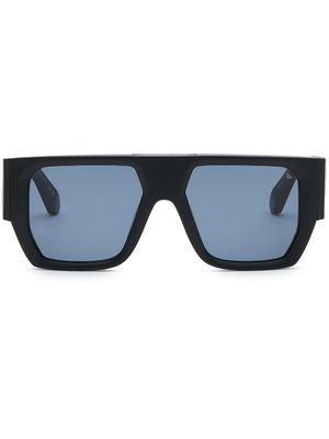 Philipp Plein Eyewear lunettes de soleil oversize à monture carrée - Noir