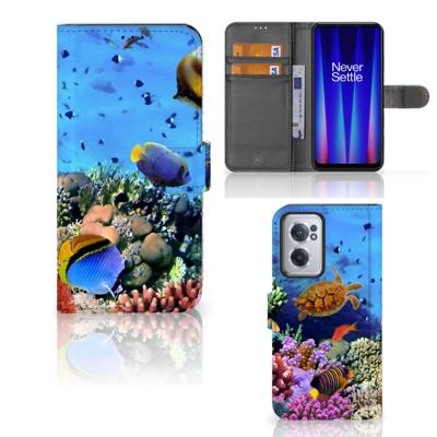 OnePlus Nord CE 2 | Telefoonhoesje | Met pasjeshouder | Vissen