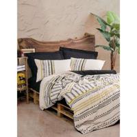Beddengoedset - 1 dekbedovertrek 220 x 240 cm + 2 kussenslopen 60 x 60 cm - 100% katoen - Wit