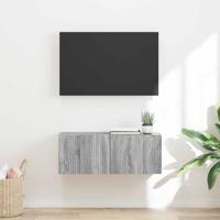 TV Wandkast Grijs Sonoma 60 x 31 x 29.5 cm Bewerkt hout