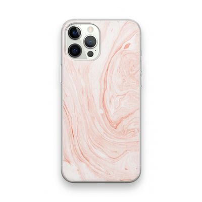 Peach bath: iPhone 12 Pro Transparant Hoesje