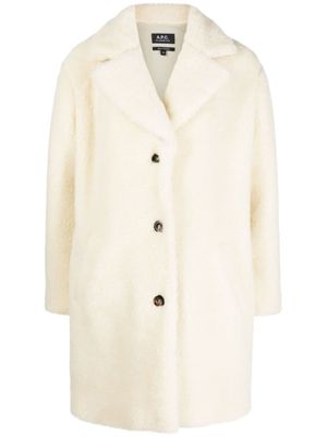 A.P.C. manteau Nicolette - Tons neutres