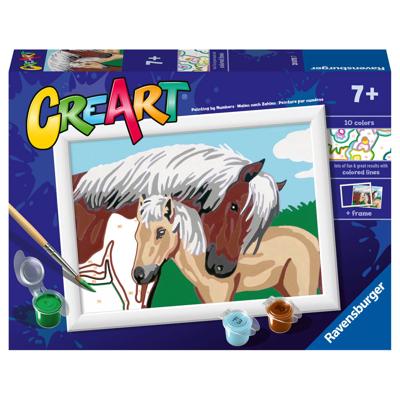 Ravensburger CreArt Schilderen op nummer moeder en veulen