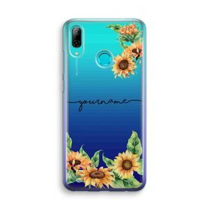 Zonnebloemen: Huawei P Smart (2019) Transparant Hoesje