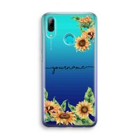 Zonnebloemen: Huawei P Smart (2019) Transparant Hoesje