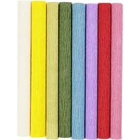Creativ Company Crêpepapier standaard kleuren, 8 vellen