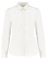 Kustom Kit K782 Ladies` Tailored Fit Stretch Oxford Shirt Long Sleeve