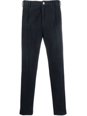 Incotex pantalon en coton à coupe fuselée - Bleu