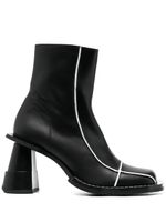 Henrik Vibskov bottines Elle Driver en cuir 90 mm - Noir