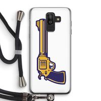 Pew Pew Pew: Samsung Galaxy J8 (2018) Transparant Hoesje met koord