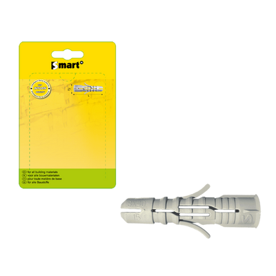 pgb-Europe SMART | Nylon plug met boord Ø 6x30 grijs | 100 st SM00BPN00060030XH
