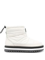 Tommy Jeans bottines matelassées à patch logo - Blanc