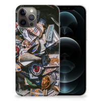 iPhone 12 Pro Max | Siliconen hoesje | met foto Badges