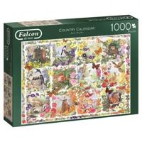 Country Calendar Puzzel 1000 Stukjes