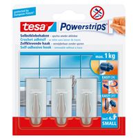 Powerstrips haken small Tesa 3 stuks - Handdoekhaakjes - thumbnail