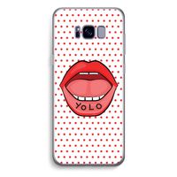 Yolo Denise: Samsung Galaxy S8 Plus Transparant Hoesje