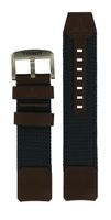 Horlogeband Tissot T604036911 Leder/Textiel Zwart