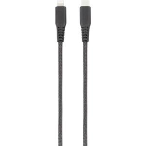 Vivanco USB-kabel Apple Lightning stekker, USB-C stekker 1.50 m Zwart 61692