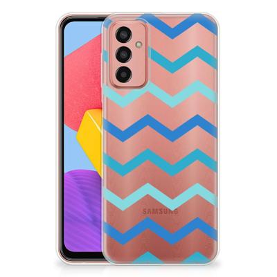 Samsung Galaxy M13 | M23 | TPU bumper | Zigzag Blauw