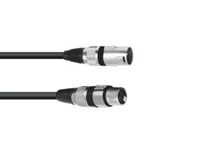 Omnitronic 3022047N audio kabel 3 m XLR (3-pin) Zwart