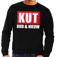 Foute jaarwisseling trui / sweater kut oud en nieuw zwart heren