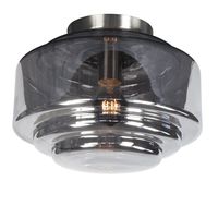 Cambridge 30cm smoke plafondlamp