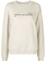 Off-White sweat à slogan imprimé - Tons neutres