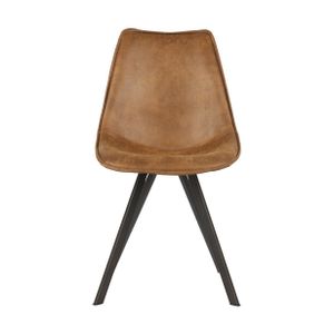 Woood Swen stoel - Set van 2 cognac