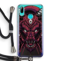 Hell Hound and Serpents: Huawei P Smart (2019) Transparant Hoesje met koord