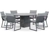 Lifestyle Treviso/Graniet 140 cm dining tuinset 7-delig - thumbnail