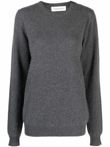 extreme cashmere pull en maille à col rond - Gris